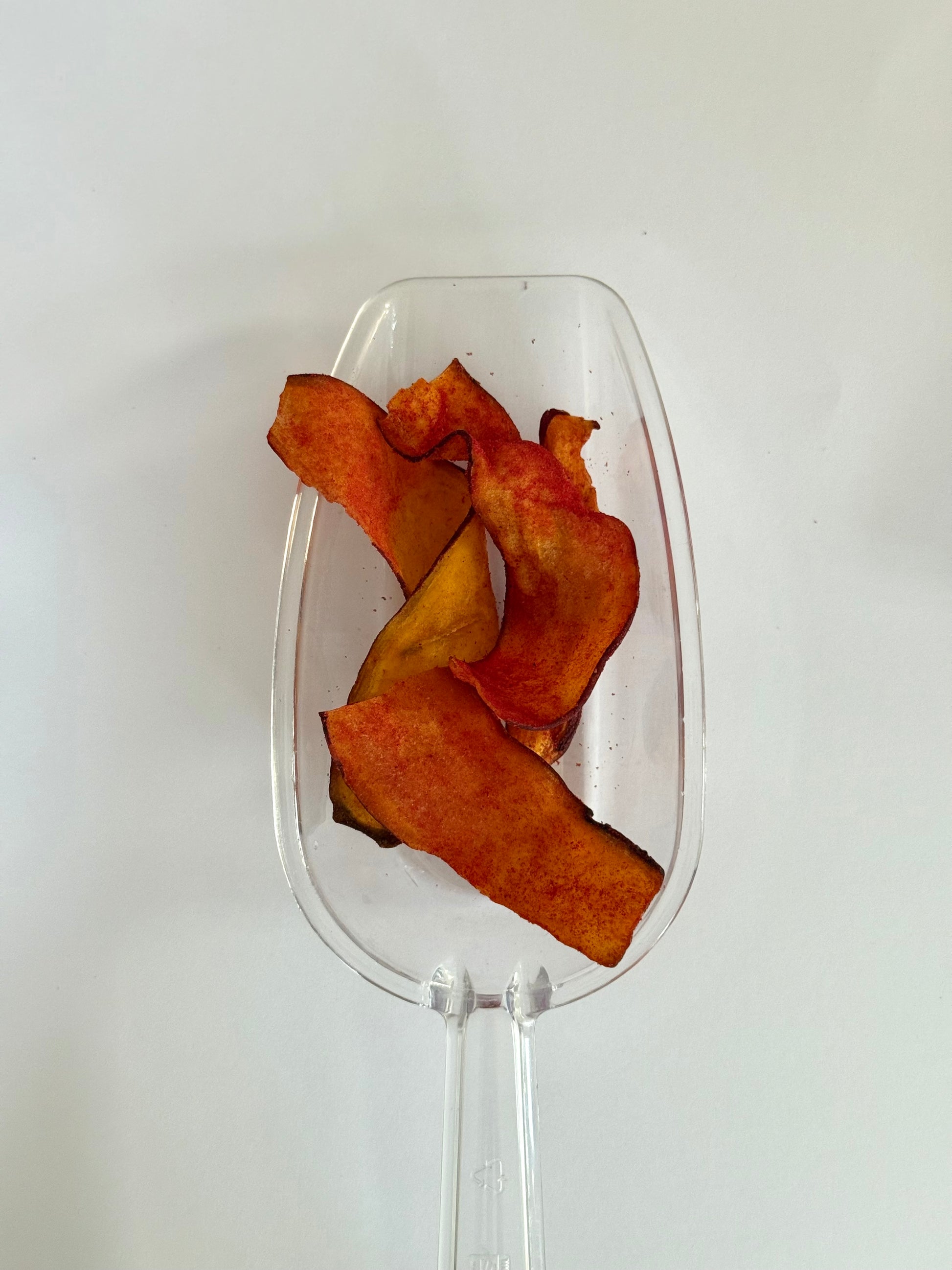 Camote enchilado chips