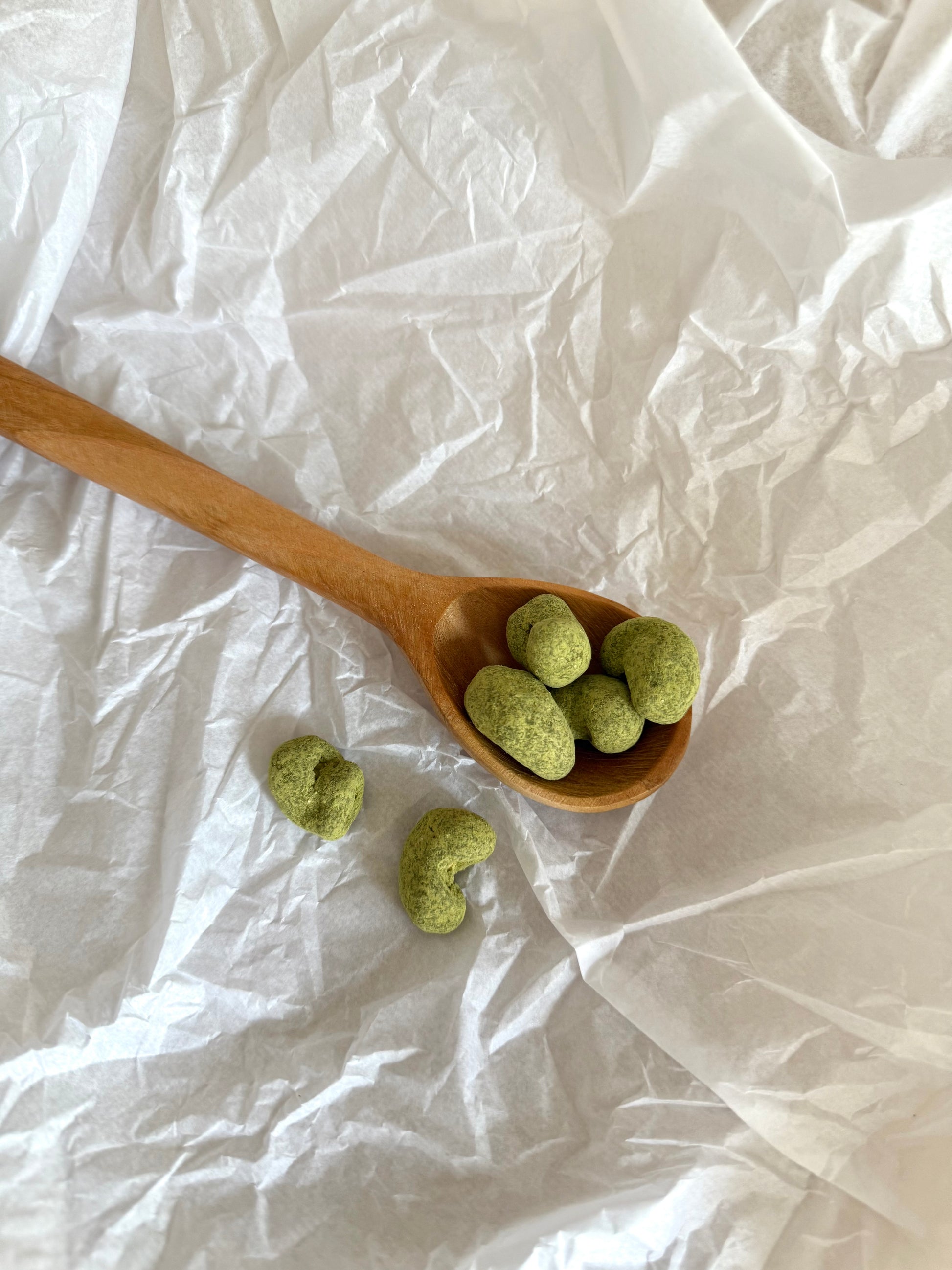 Nuez de la India con matcha