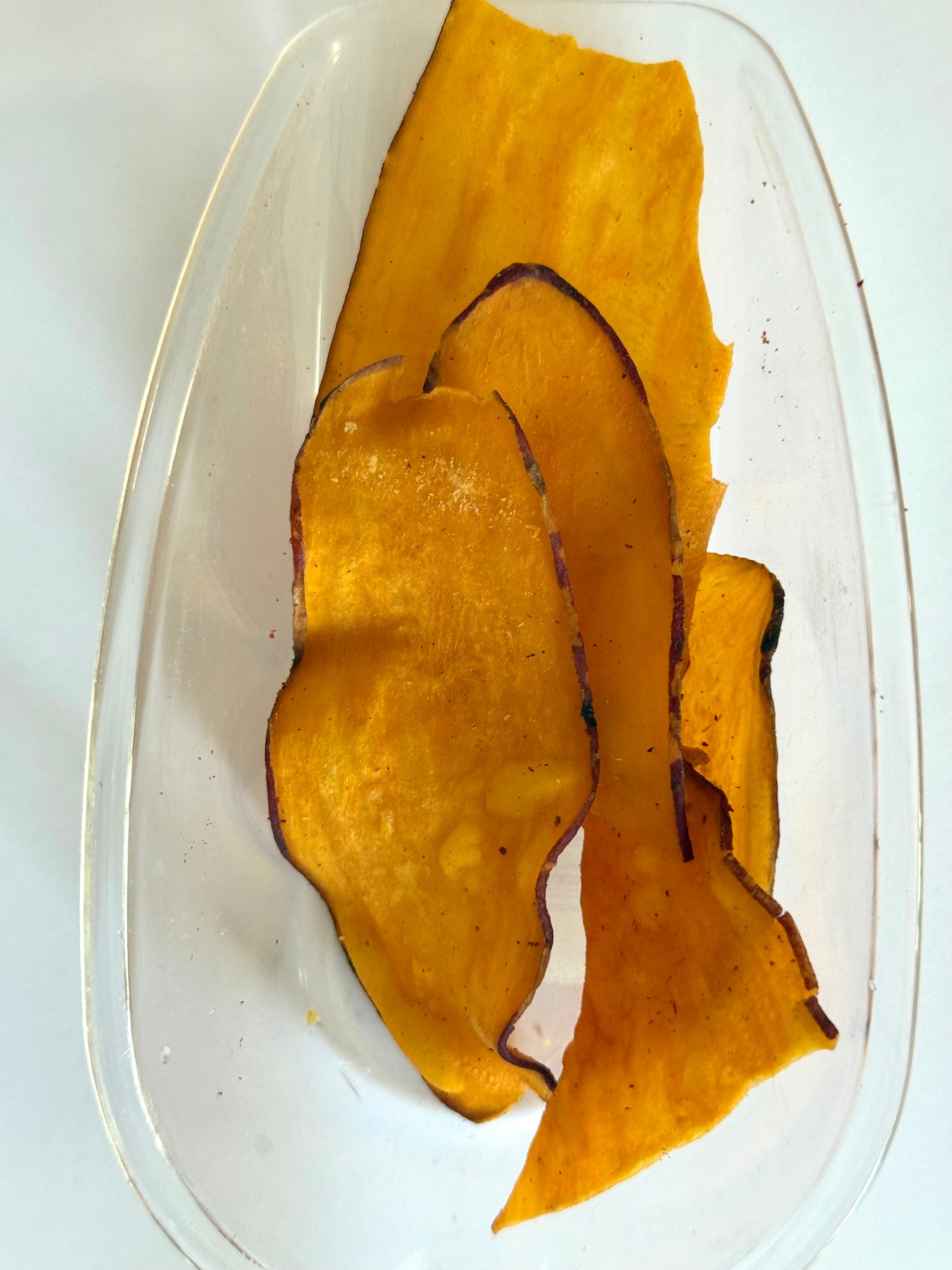 Camote natural chips